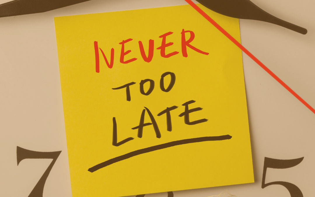 Never Too Late